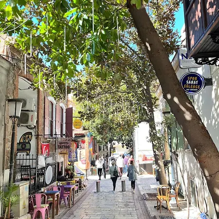 In A House With Sea View In Historical Elevator Mansion Apartament İzmir