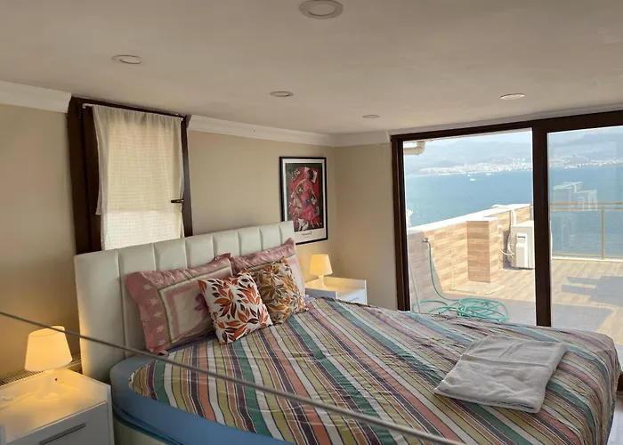 Appartement In A House With Sea View In Historical Elevator Mansion İzmir