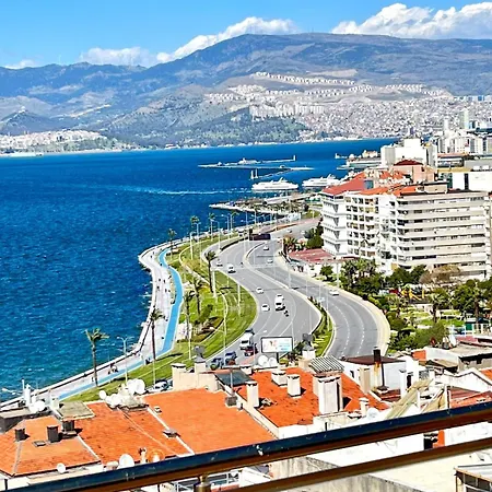 In A House With Sea View In Historical Elevator Mansion Izmir