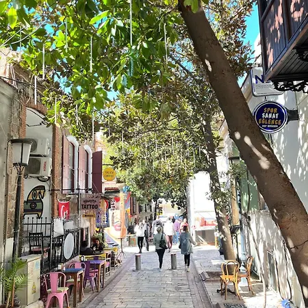 In A House With Sea View In Historical Elevator Mansion Apartment Izmir